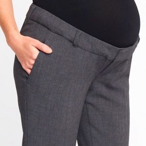 Old Navy Maternity Harper Full Panel Cropped Ankle Trousers NWT